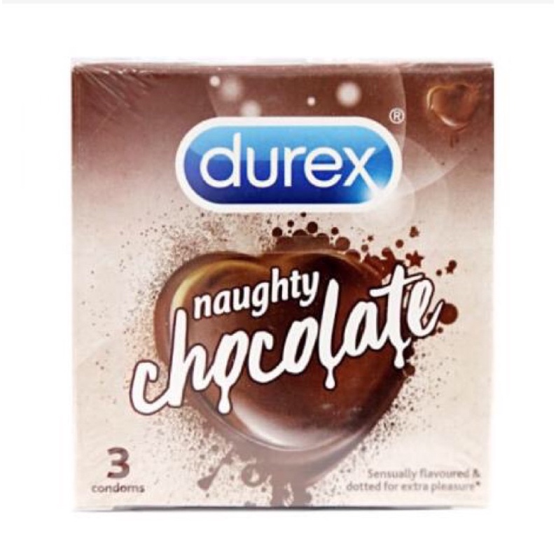 BCS Bao Cao Su Durex STRAWBERY/CHOCOLATE HƯƠNG DÂU/SOCOLA hộp 3 cái