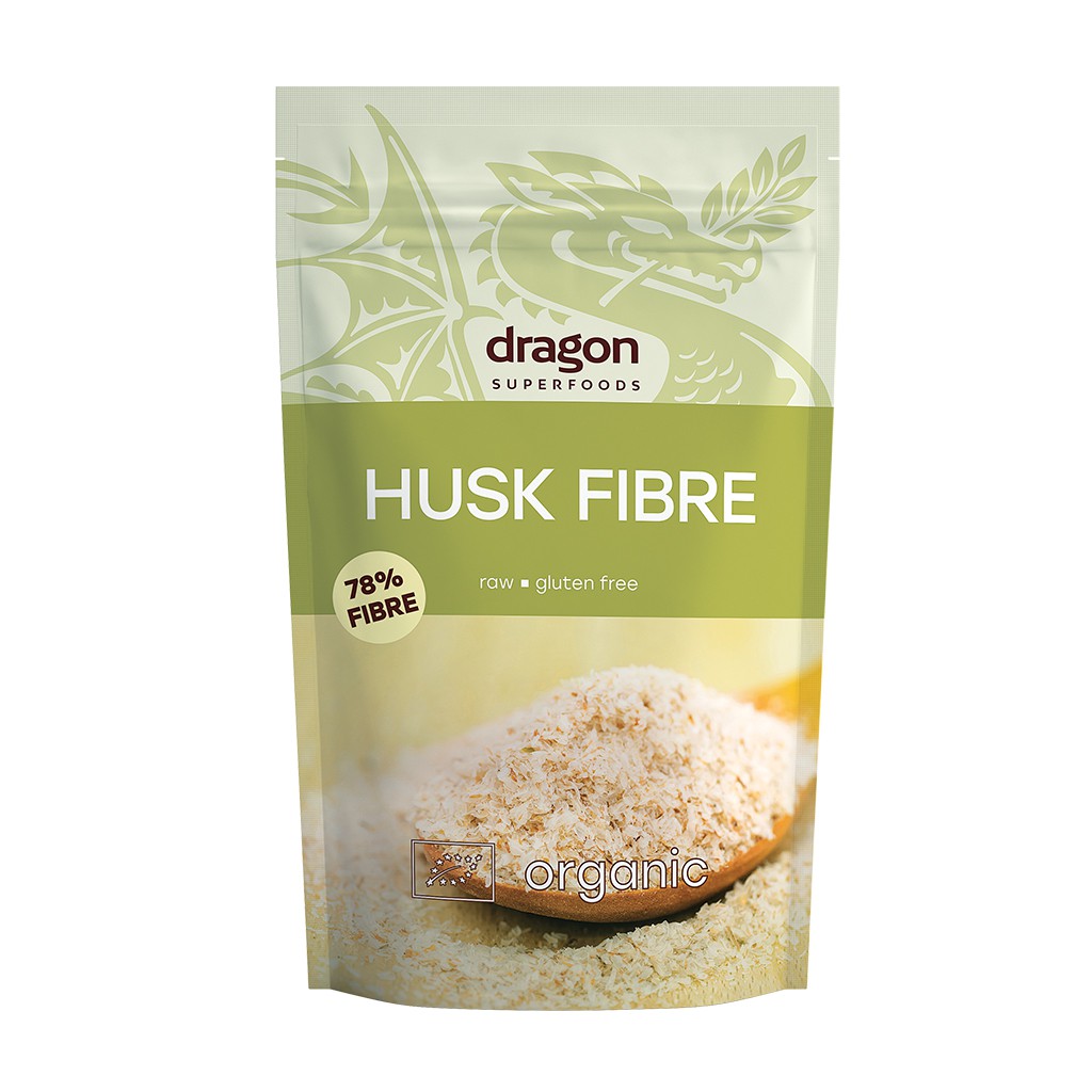 Vỏ hạt mã đề hữu cơ Dragon Superfoods Organic Husk Fiber 150g