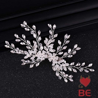  YADORNOS Kẹp tóc hình hoa đính đá pha lê nhân tạo thời trang sành điệu 