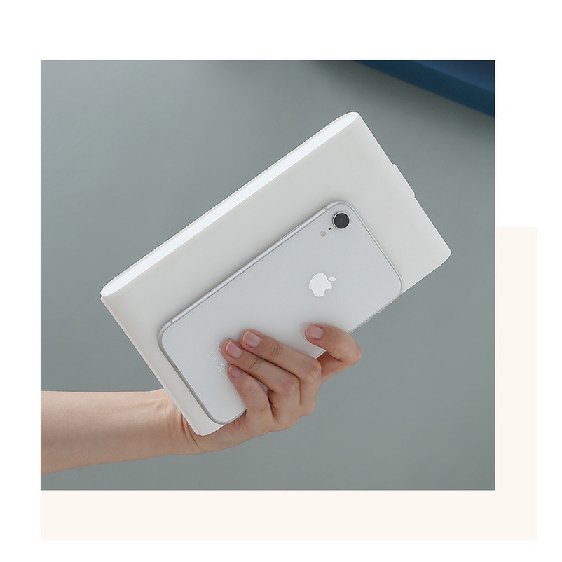 Hộp Đựng Khẩu Trang Nắp Lật Chống Bụi Hình Chữ Nhật
