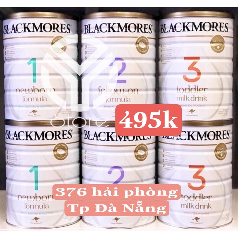 Sữa Blackmore 900gr số 1,2,3 Úc Date 2023 - BLACKMORES sữa công thức cho bé từ 0 tháng tuổi