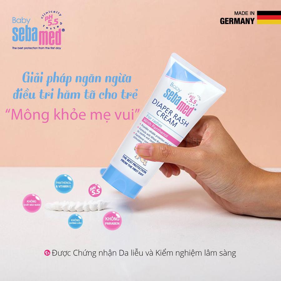 [SALES_20% ]Combo Kem Chống Hăm Sebamed Và Sữa Tắm Gội Toàn Thân Sebamed