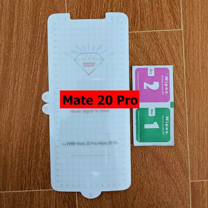 Miếng Dán PPF Mặt Trước Chống Vân Tay Cho Huawei Mate 20 Pro, Dán Màn Hình Huawei