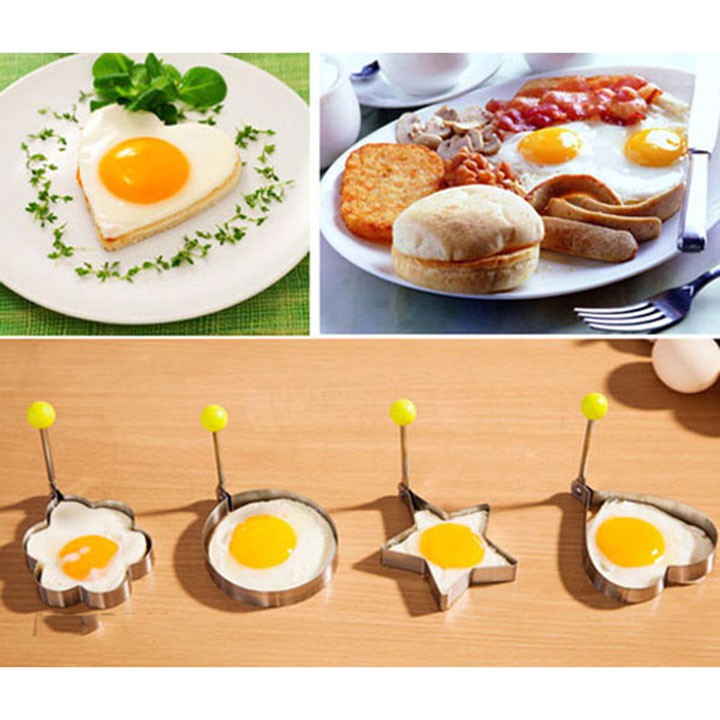 Khuôn rán trứng làm bánh tạo hình trứng cho bé hình sao trái tim trẻ em | BigBuy360 - bigbuy360.vn