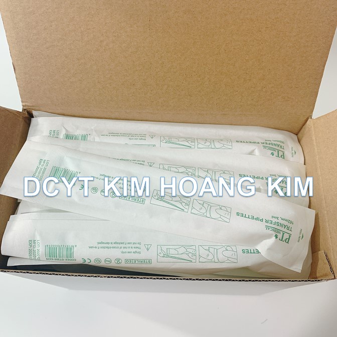 Ống bón thuoc, cho bé uống sữa, pipet 3ml tiệt trùng từng cái PT Medical dùng trong thí nghiệm, pha chế