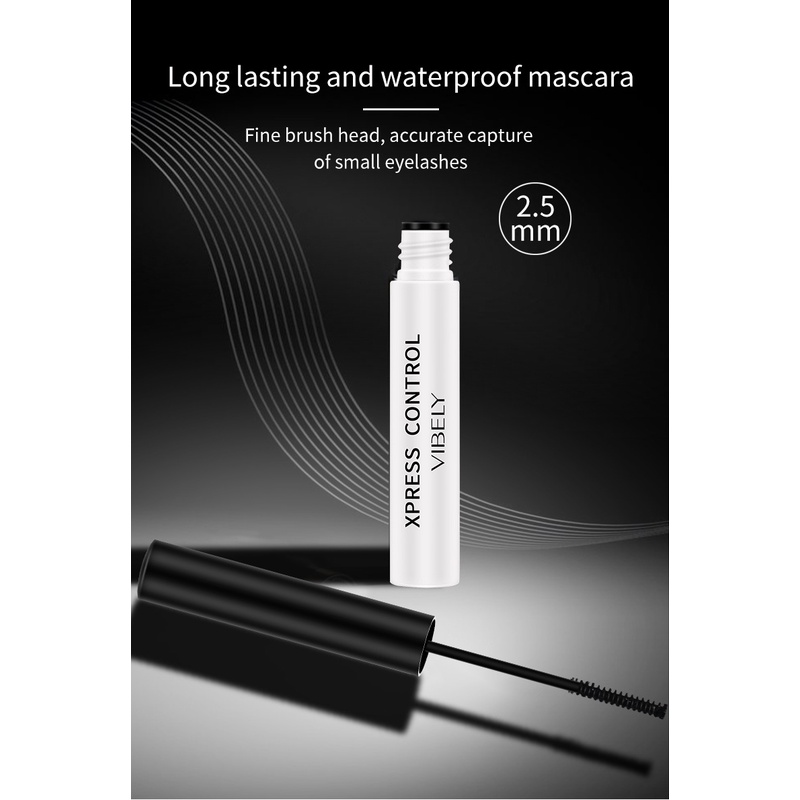 Mascara đầu cọ mịn lâu trôi chống thấm nước và không nhòe tiện dụng
