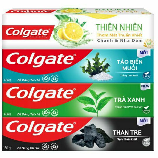 Colgate Naturals thiên nhiên 180g Kem đánh răng