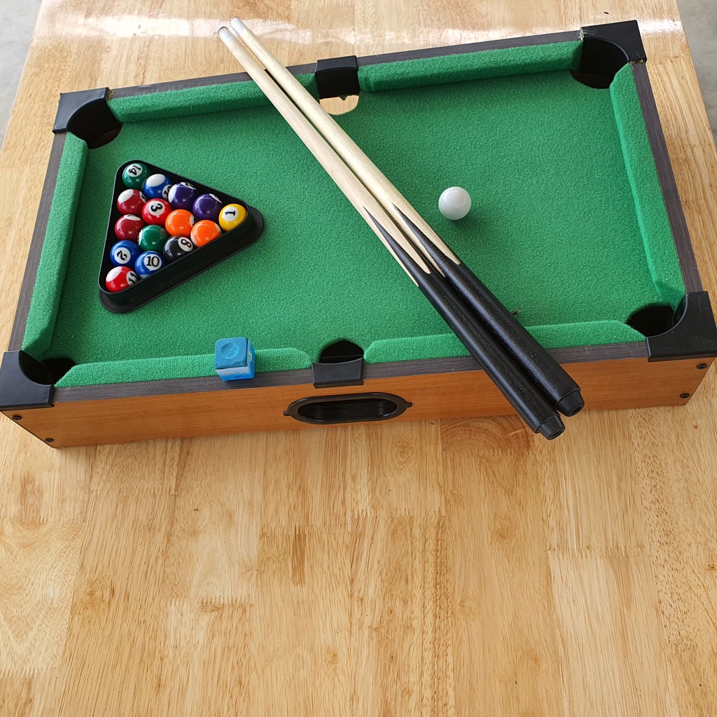 Bàn Bida mini bằng Gỗ giá Rẻ Bảo hành 6 tháng kích thước: 69x37x22 cm