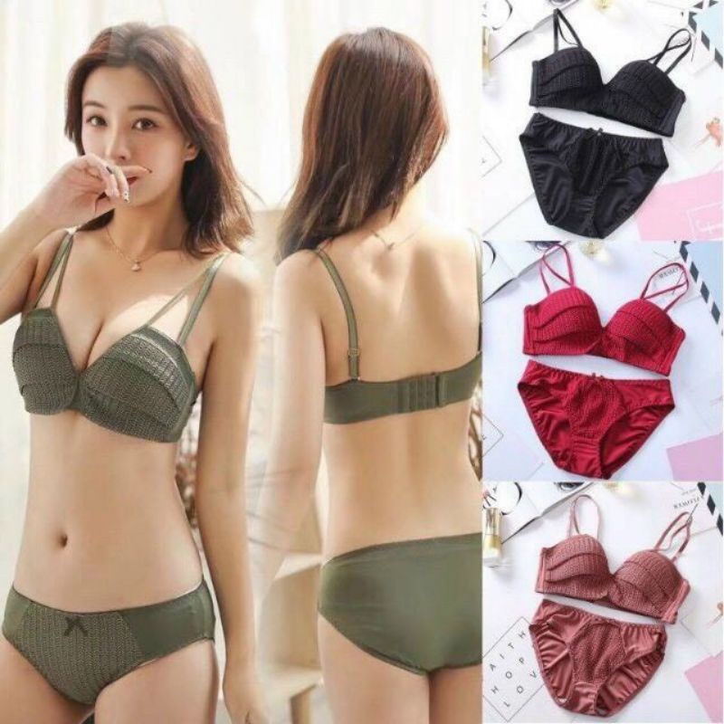 ( XẢ KHO ) FREE SHIP Sét bộ lót Spice girl ren đan thông hơi không gọng