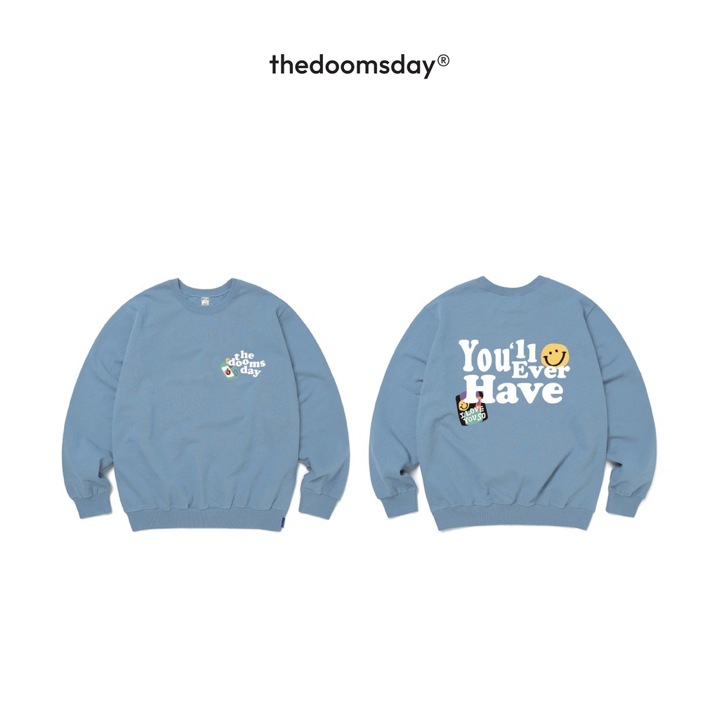 TDD  YourYouth SWEATER - Xanh Biển (Áo khoác dài tay)
