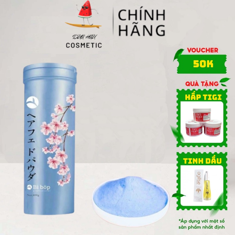 Bột Tẩy Tóc Không Xót Da Đầu Bibop Màu Xanh | 400g | Chính Hãng