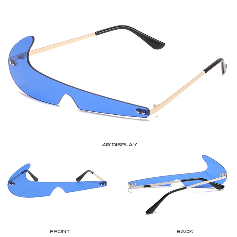 Kính Mát Không Viền Phong Cách Vintage Sang Trọng