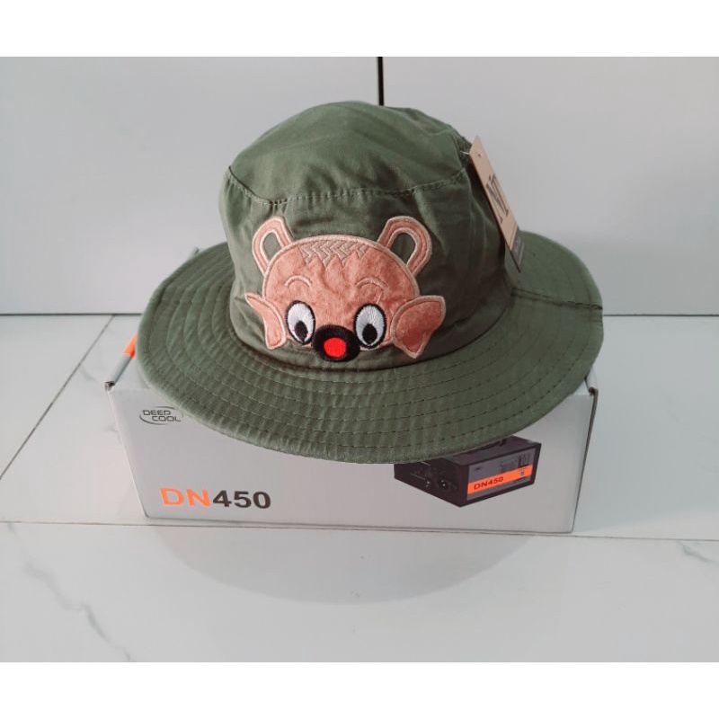 Nón tai bèo thêu hình cún con cho bé từ 2-5 tuổi