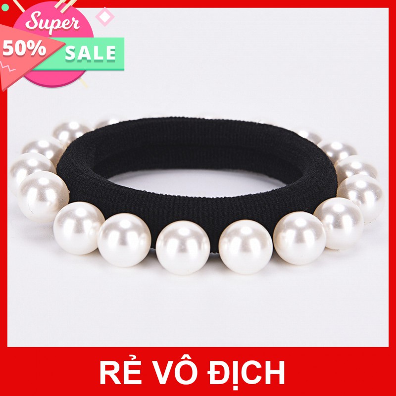 [Hot]-Dây Buộc Tóc Đính Hạt