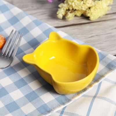 Combo đĩa sứ kèm chấm hình gấu Pooh ngộ nghĩnh