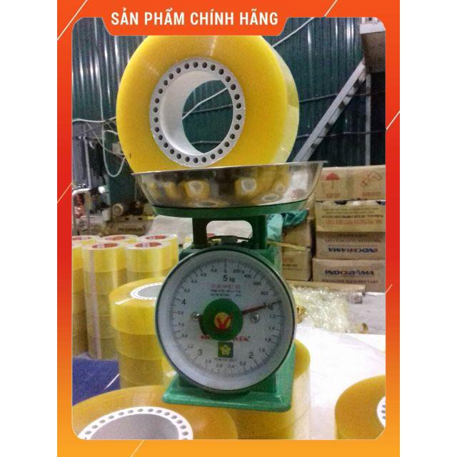 Sỉ Băng dính OPP lõi nhựa 1kg/cuộn lõi nhựa đục lỗ
