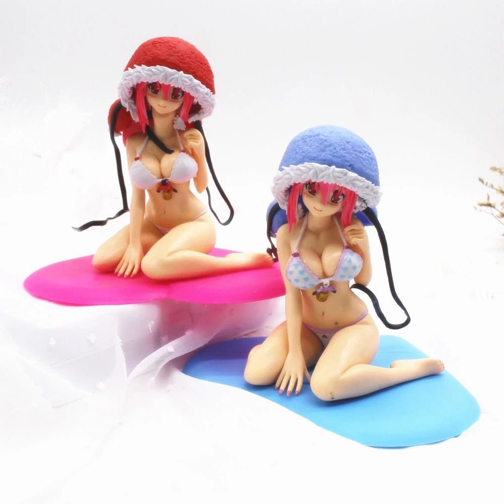 HARRIETT Collection toys Sonico Action Figure Cake Decoration Figurines Sonic Bikini Sonico Creative Gifts Statue 13CM Anime Figure PVC Model Doll Girl Figures/Multicolor
