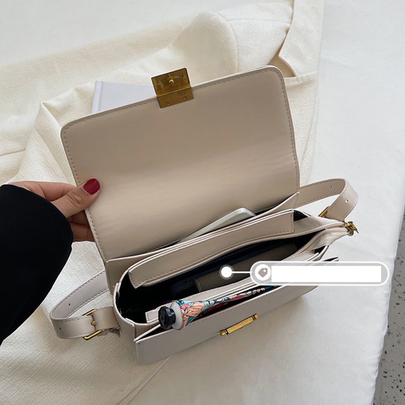 Túi IELGY đeo vai hình vuông cỡ nhỏ phong cách Hàn Quốc thời trang cho nữ