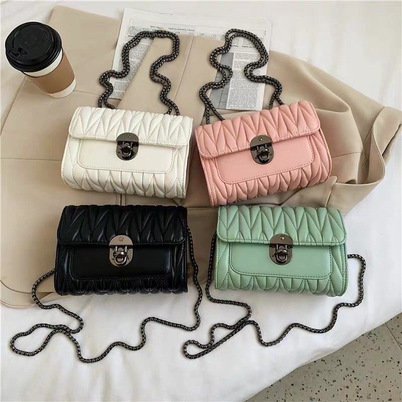 [freeship] túi xách nữ, túi đeo chéo, túi đeo vai khóa mỏ vịt hót hít A28