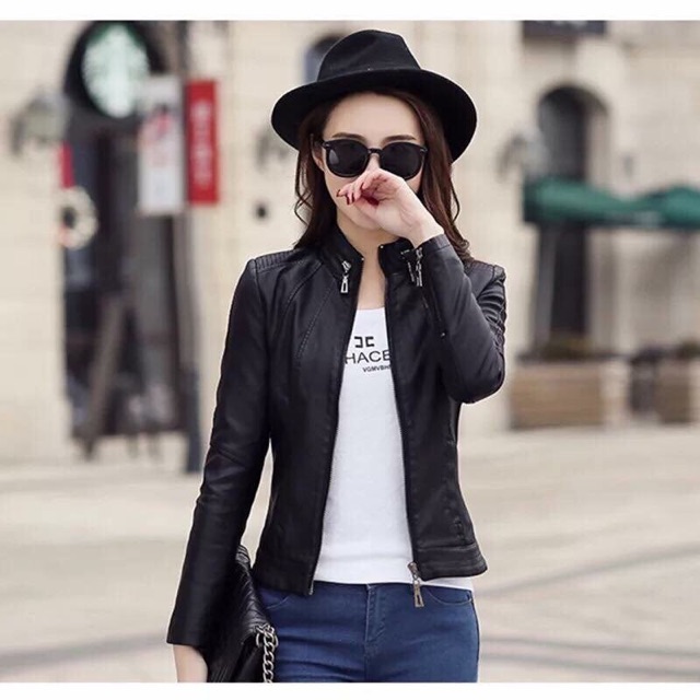 [ XẢ HÀNG TẾT ] Áo da nữ Quảng Châu bền đẹp không bong tróc, có ảnh và video thật 913 | BigBuy360 - bigbuy360.vn