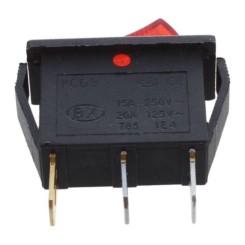 Công tắc bật/tắt cho đèn Bipolar 28x10mm 250V 15A 3
