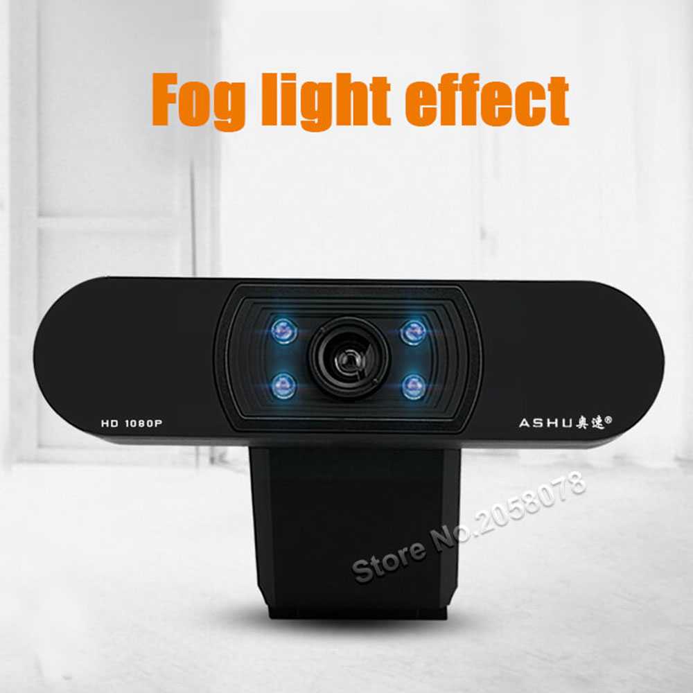 Webcam Ashu Hd 1080P toàn diện kèm micro cho máy tính | BigBuy360 - bigbuy360.vn
