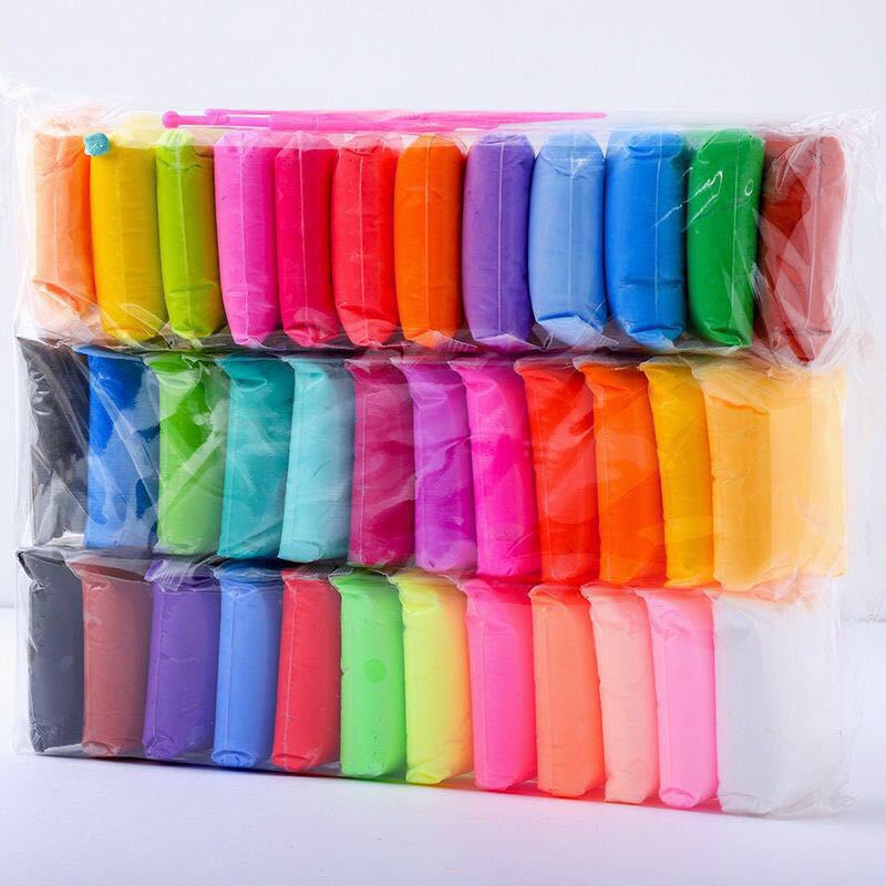 Đất sét tự khô , lốc 12 màu  đất nặn , softclay , butter slime ,lốc 36 màu