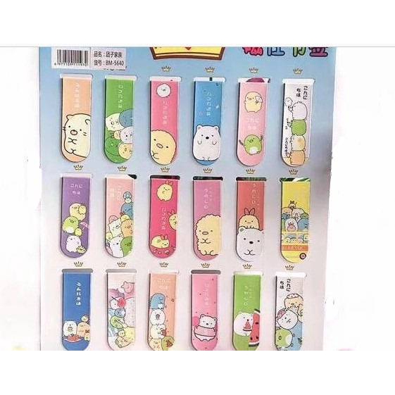 6 mảnh CUTE Bookmark Động vật đánh dấu trang