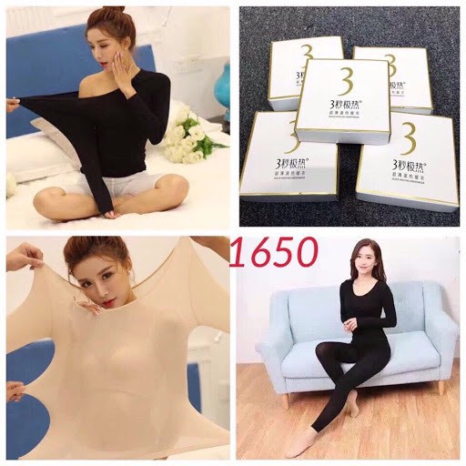 Áo Thun giữ nhiệt nữ 3S Nhật Bản, áo thun dài tay cổ tròn sâu màu sắc dễ mặc , dễ phối đồ, siêu co dãn 40-70kg
