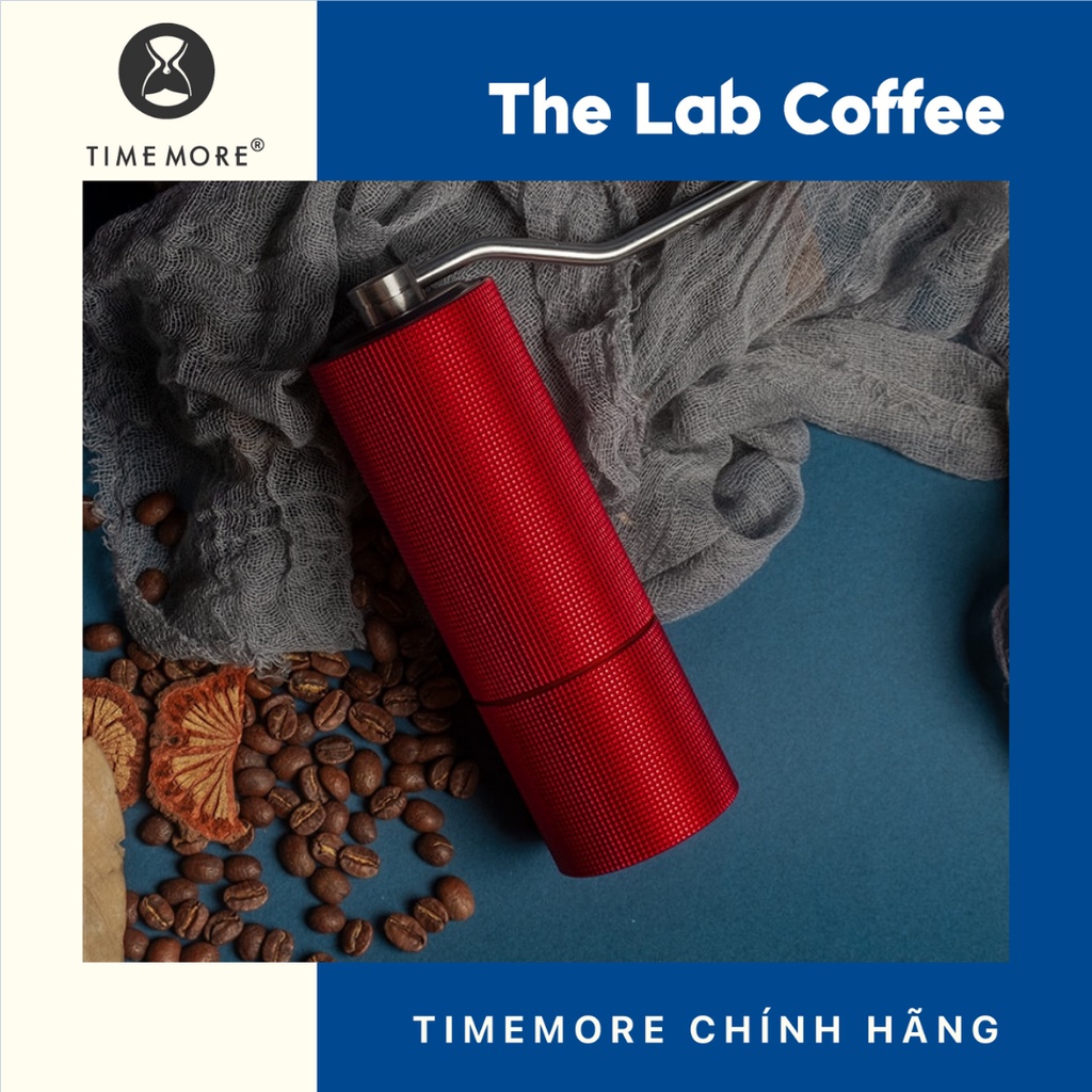 Cối xay cà phê cầm tay Timemore Chestnut C2 - Phiên bản giới hạn màu đỏ Limited Festival Red
