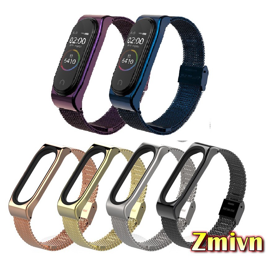 Dây kin loại Xiaomi miband 3 , xiaomi miband 4