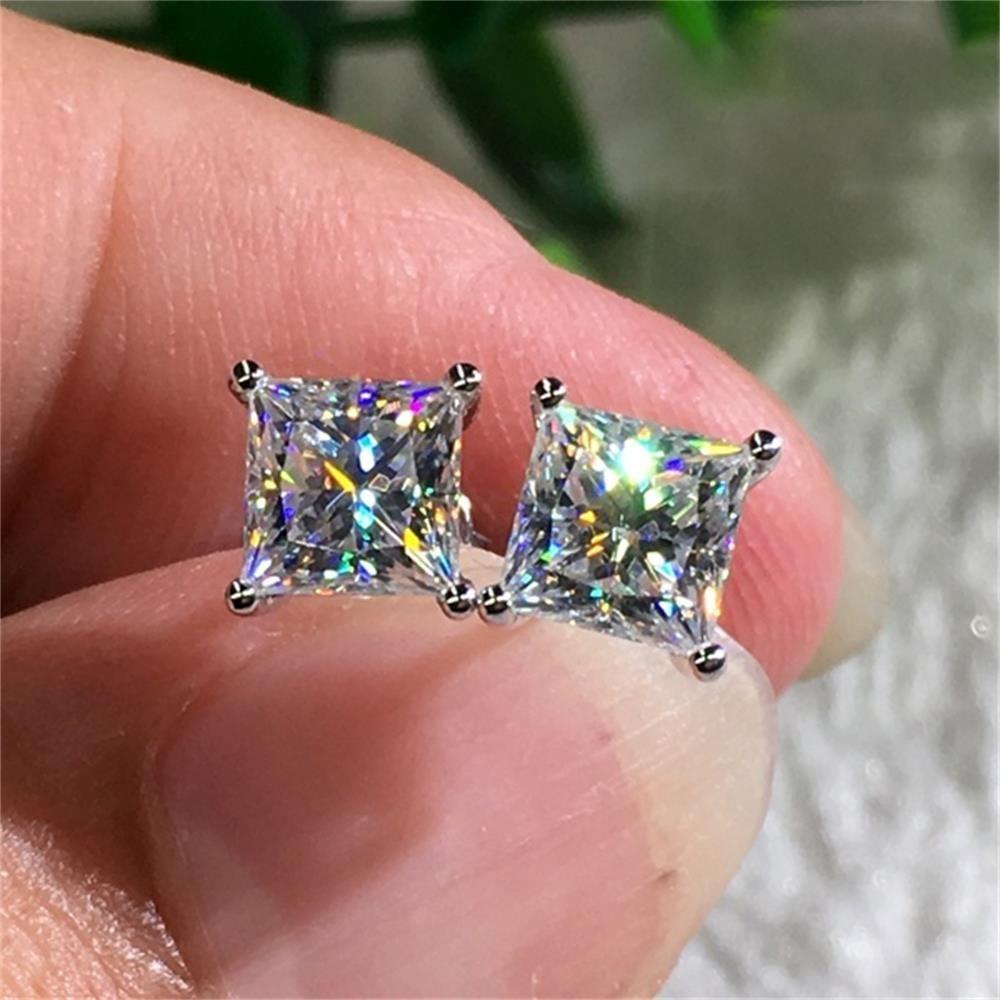 Khuyên Tai Hình Vuông Phong Cách Mới Cho Nam Và Nữ