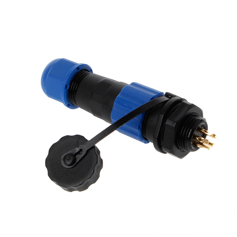 Ổ Cắm Điện Chống Thấm Nước IP68 SP13 1Pin 2Pin 3Pin 4Pin 5Pin 6Pin 7Pin Connec