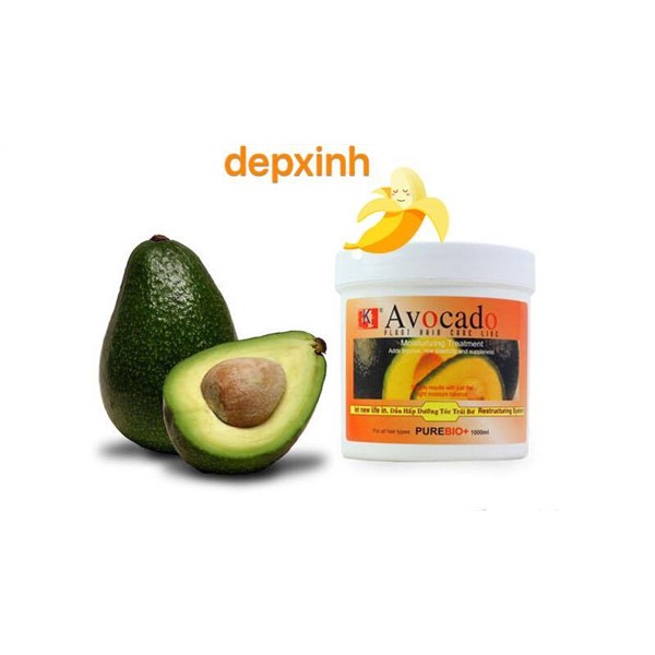 Kem ủ tóc trái bơ (dùng hàng ngày thay dầu xã )