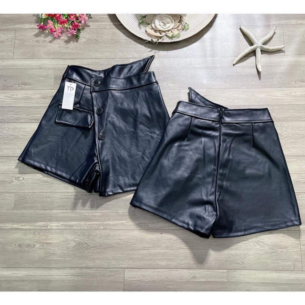 [ 𝐅𝐑𝐄𝐄 𝐒𝐇𝐈𝐏 ] QUẦN SHORT DẠ VẠT CHÉO NẮP TÚI THIẾT KẾ