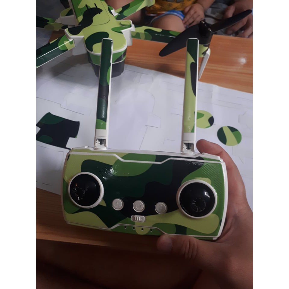 Skin Decal Flycam Hubsan Zino H117S - Zino Pro Màu Quân Đội Siêu Chất