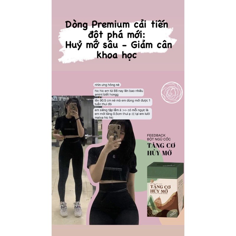 TĂNG VÒNG 3 CACAO - AMINT (kèm quà hấp dẫn + thực đơn ăn uống+ clip massage ấn huyệt ngực) | Thế Giới Skin Care