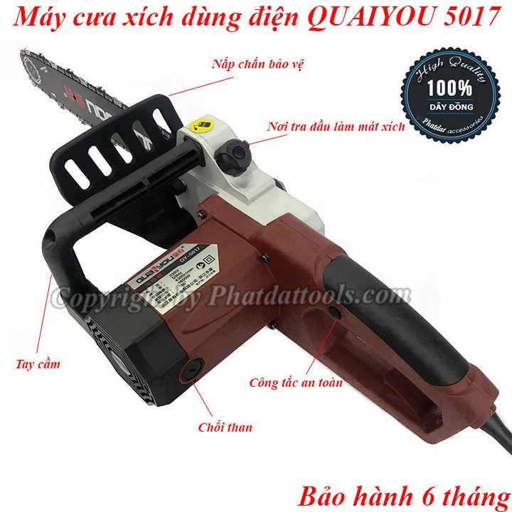 Máy cưa xích chạy điện QUAIYOU QY5017