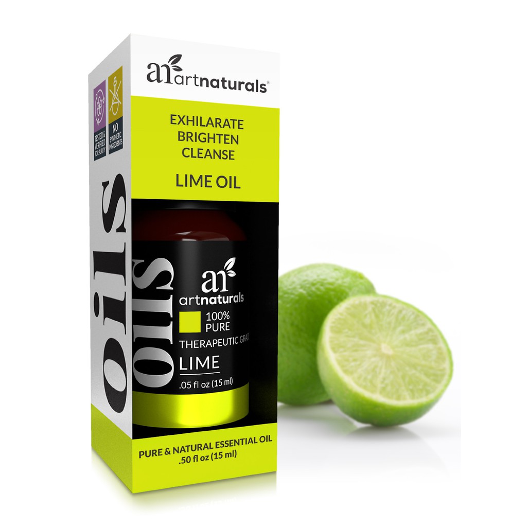 Tinh dầu Artnaturals ✅Tinh Dầu Chanh Mexico - Lime 10ml, Made in USA