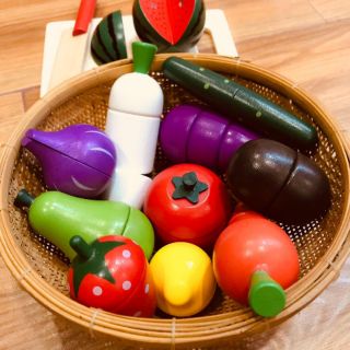 Đồ chơi kỹ năng - Bộ Cắt Rau-Củ- Quả rèn kỹ năng