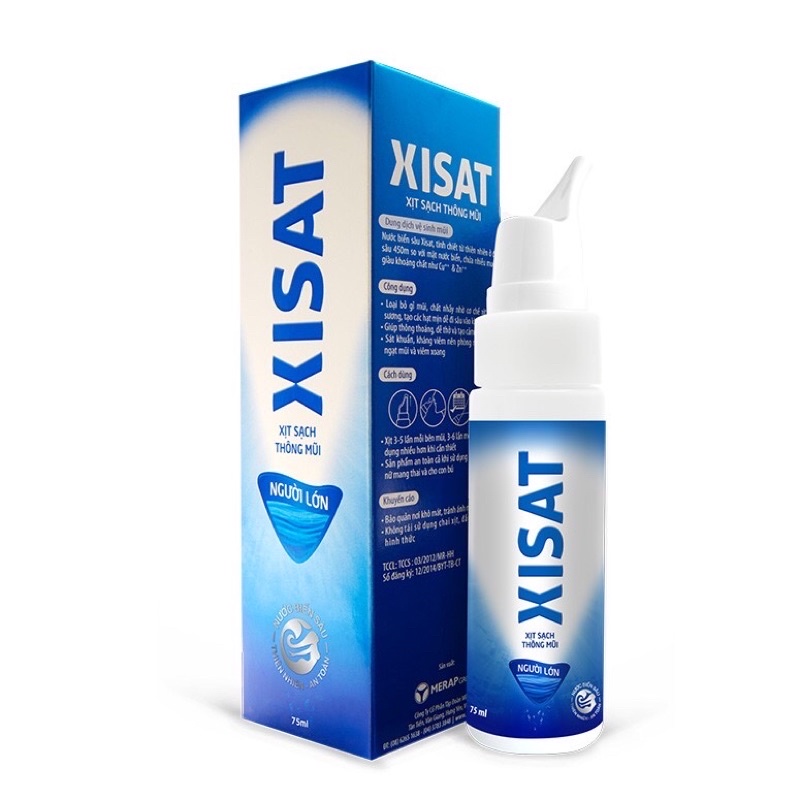 Nước Biển Sâu Xisat Người Lớn và Trẻ Em 75ml