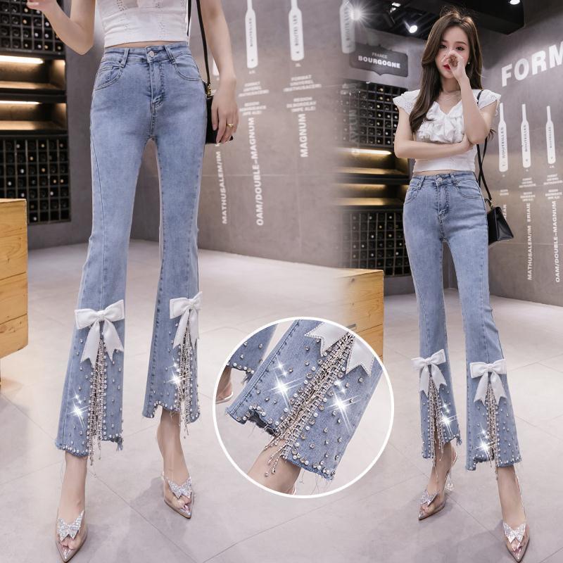 Quần Jeans Nữ Dáng Ôm Thời Trang Phong Cách Năm 2021
