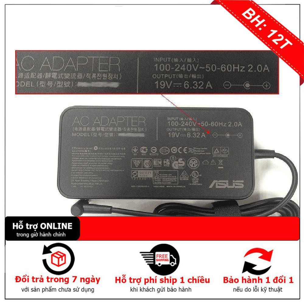 Sạc cho laptop ASUS 19V-6.32A đầu 4.5*3.0mm chân kim