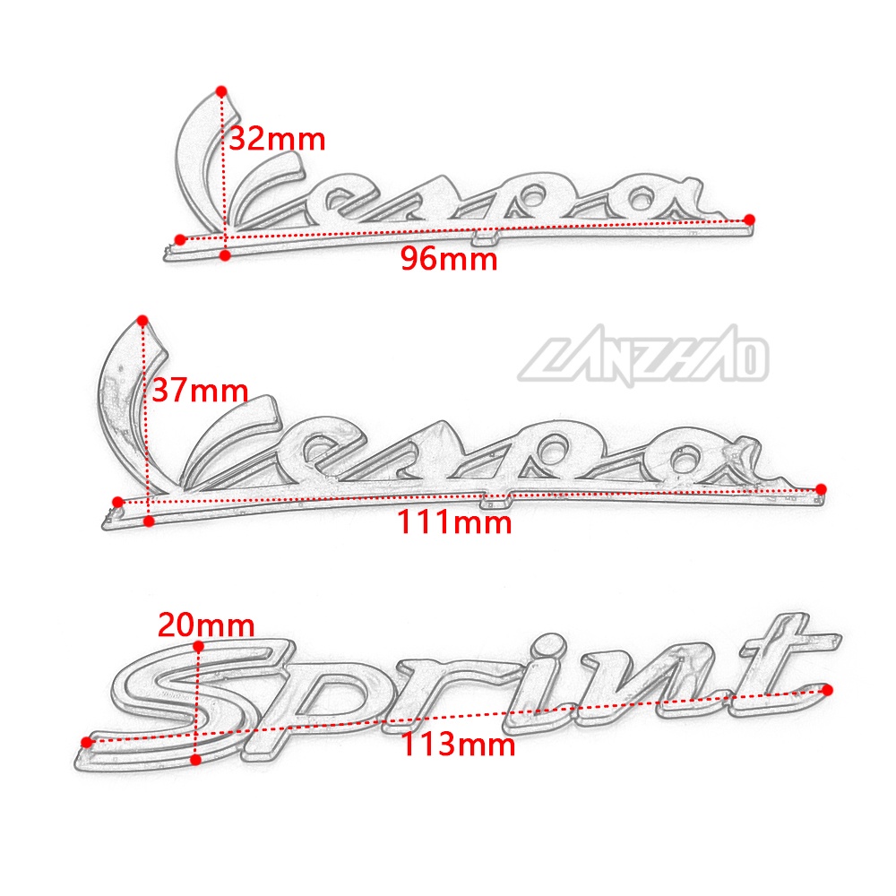 Bộ 3 Miếng Dán 3m Chống Thấm Nước Cho Xe VESPA Sprint 150