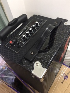 Loa karaoke blutooth Q8 nhỏ mà có võ