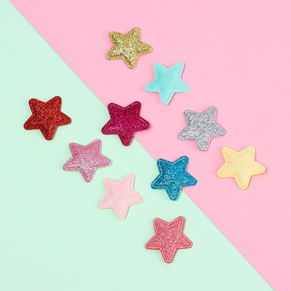 Set 50 Miếng Đệm 28mm Lấp Lánh Làm Kẹp Tóc DIY