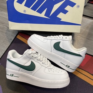 Giày af1 low trắng xanh da thật lai au