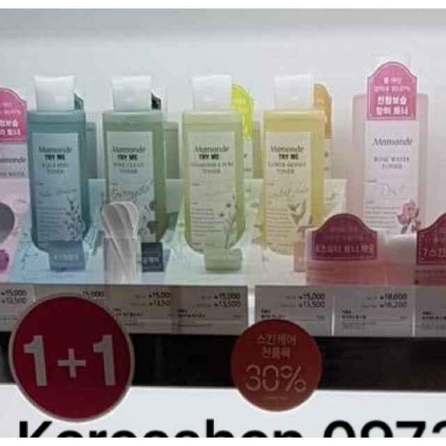 Nước hoa hồng Mamonde đủ loại hàng săn sale rẻ