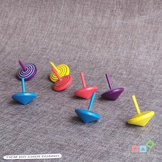 Đồ chơi Con Quay Gỗ (4 màu)