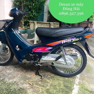 Bộ tem xe honda wave thái 110 màu xanh nhớt 99 hàng nhập Thái Lan 3 lớp chất lượng cao